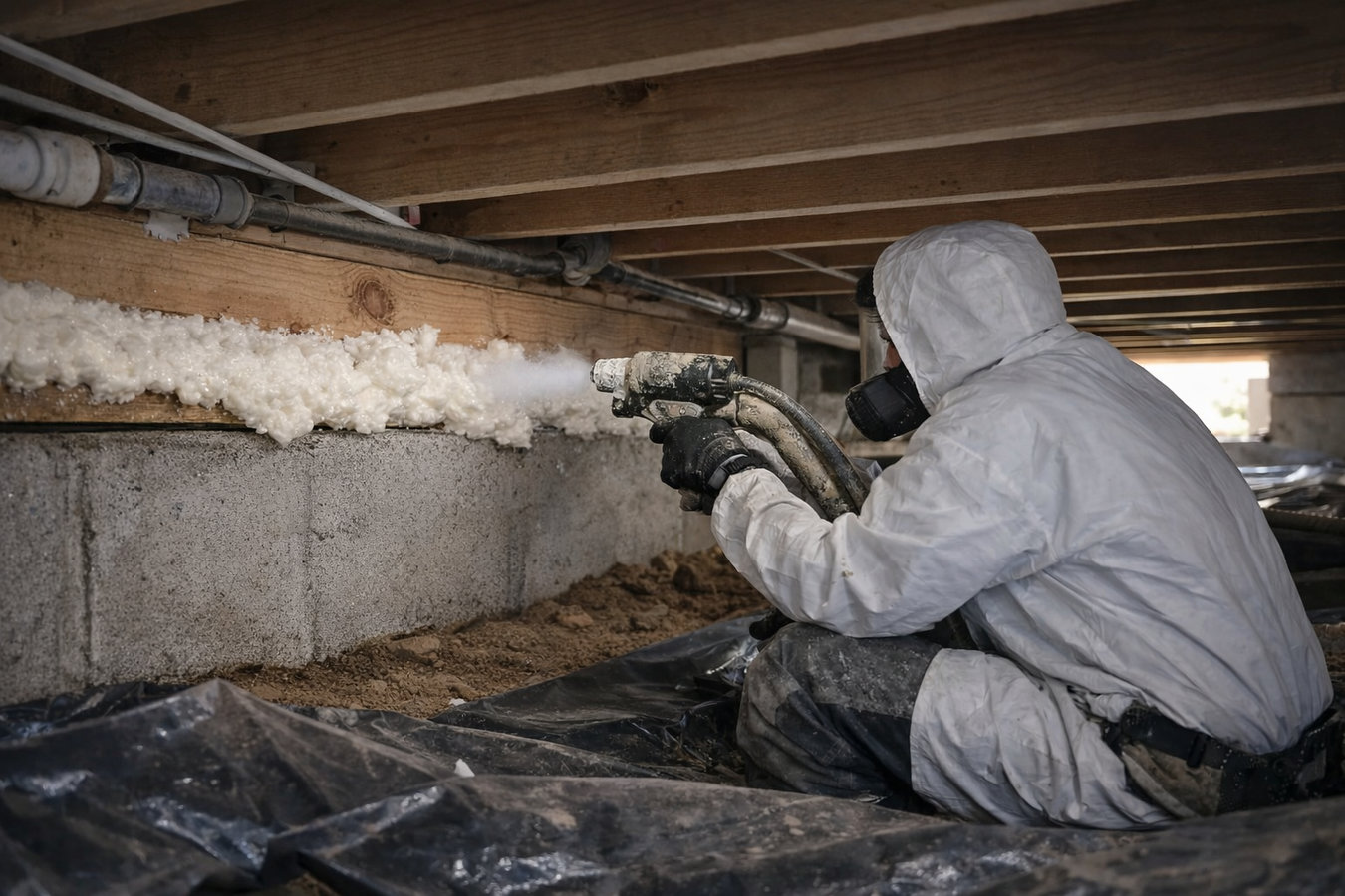 Crawl space insulation in Wichita Falls, TX